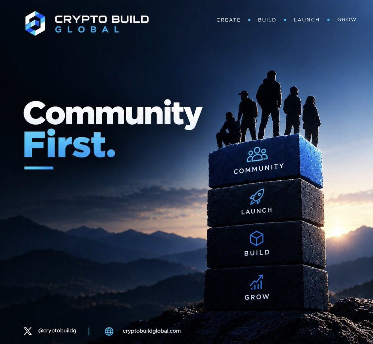 CryptoBuildG's tweet photo. 💙 Community First. Always.

Learn together. Share experiences. Build together. Grow together. 🚀🌎

Join the Builders today! 🧱
https://t.co/ihL8fH43vy

#CommunityFirst #CryptoBuildGlobal #CryptoCommunity https://t.co/cHZNZVHESg