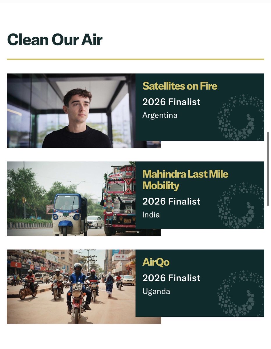 SabirahLohn's tweet photo. Here is page one of Earthshot prize finalist in November. They are in the categories of protect and restore nature and clean our air. The first six of 15 finalist. Look forward to learning more about their projects and how they can best helping the environment. https://t.co/mg7OAing20