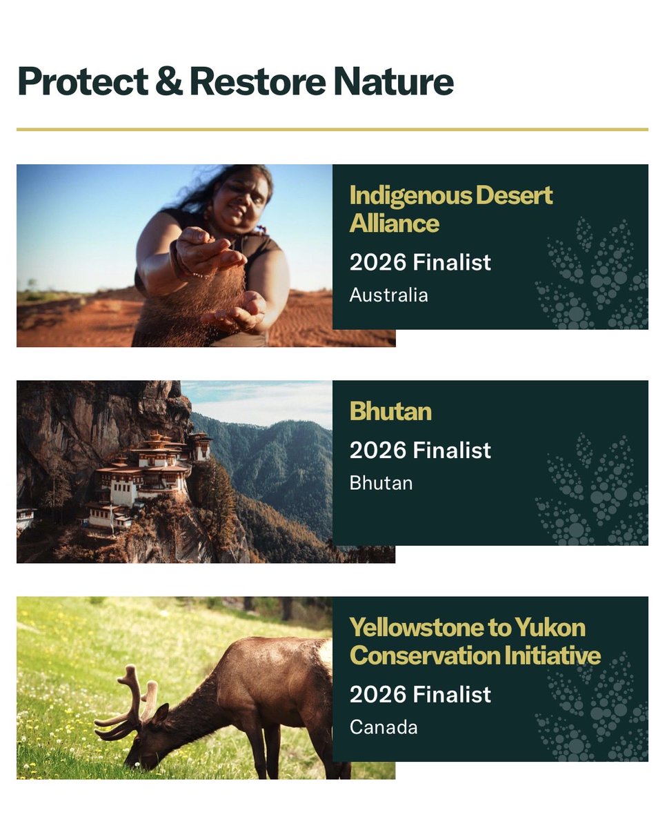 SabirahLohn's tweet photo. Here is page one of Earthshot prize finalist in November. They are in the categories of protect and restore nature and clean our air. The first six of 15 finalist. Look forward to learning more about their projects and how they can best helping the environment. https://t.co/mg7OAing20
