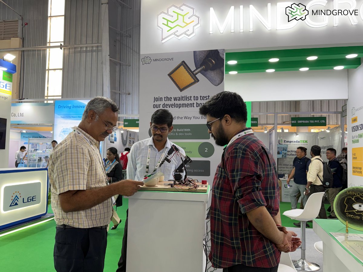 MindgroveTech's tweet photo. With S2401 getting closer to market, it was pretty special to finally have it out there for people to see and interact with.
Thanks to everyone who stopped by. See you at the next one.
#electronicaIndia #Semiconductors #EmbeddedSystems #Mindgrove https://t.co/SPNXZpD1GV