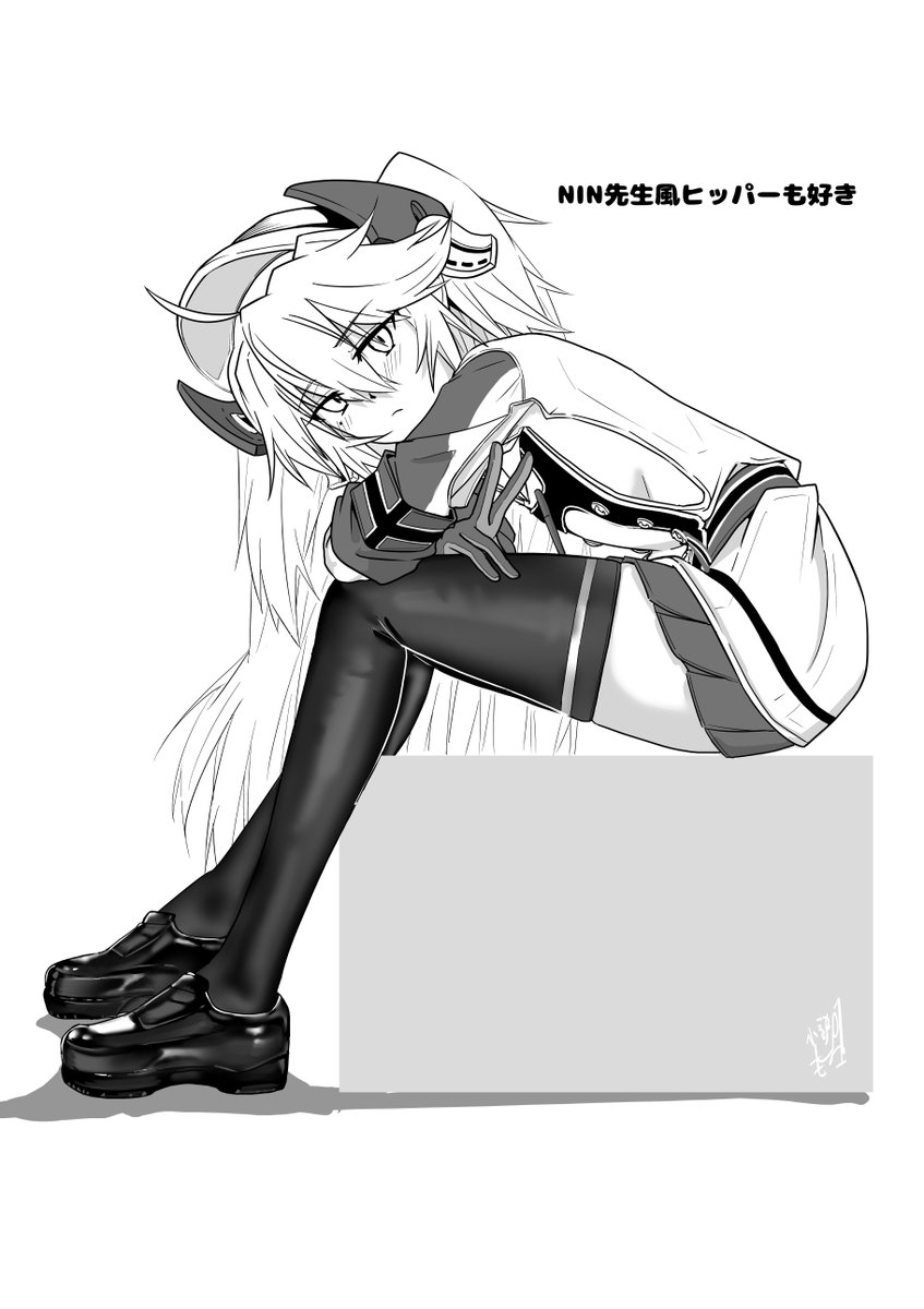 Light_novel_800's tweet photo. NIN先生風アドミラル・ヒッパー描いてみた。
やっぱり可愛いな。
#アズレン９周年 https://t.co/LFQnMJHdg2