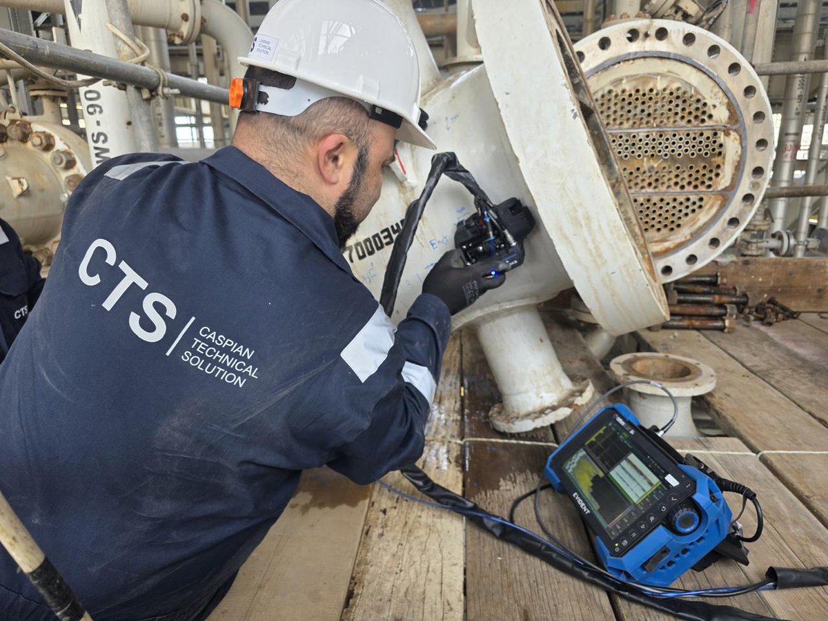CTS_Azerbaijan's tweet photo. CTS provides a comprehensive range of conventional and advanced #NDT services, including #PAUT, #ToFD, #CorrosionMapping, advanced #UltrasonicTesting, #EddyCurrent / #TubeInspection, #LRUT, #IRIS, #RT, #UT, #MT, #PT, #VT and other specialized inspection techniques.
____
#CTS https://t.co/sHwNg3Gdmc