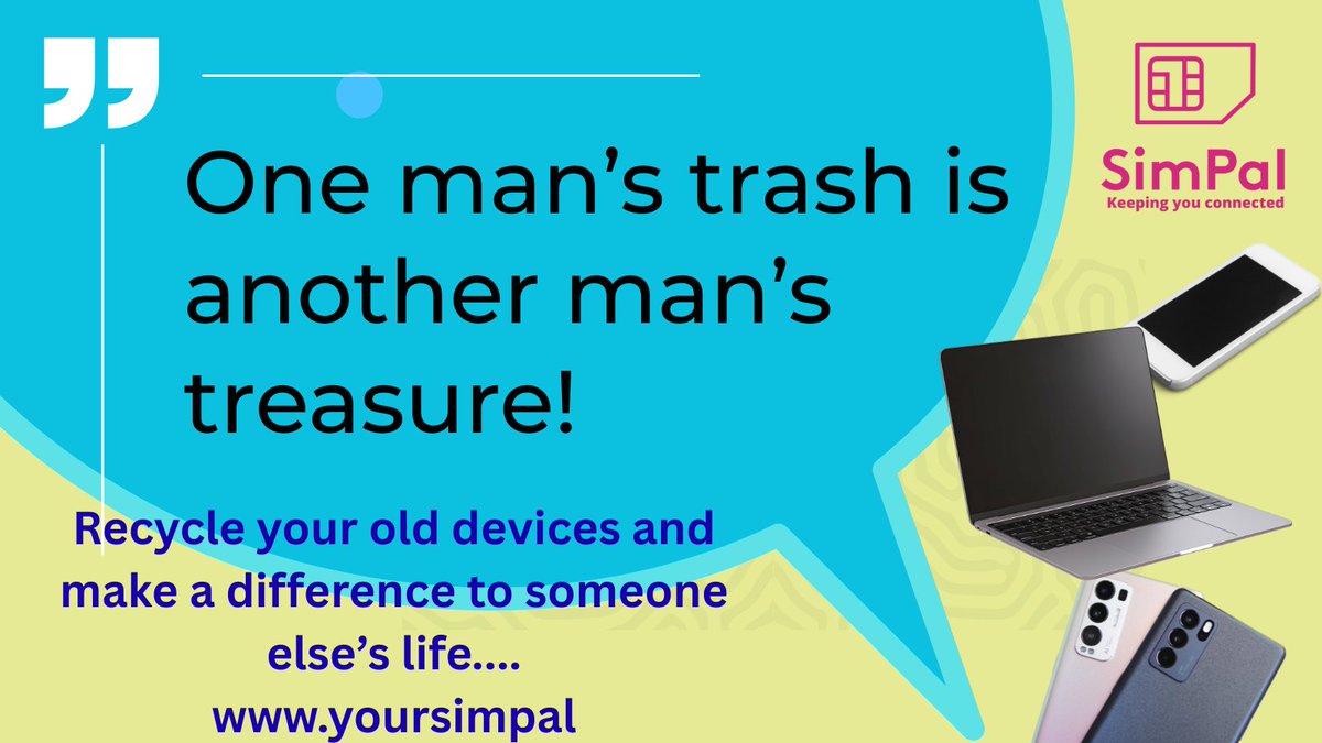 YourSimpal's tweet photo. That fleet of retired devices sitting in your storage cupboard? It could change someone's life.
Millions live in digital poverty — no device to apply for jobs, see a doctor, or learn online.
✅ Cut e-waste
 ✅ Change a life
Don't bin it. Donate it.
@christheeagle1 https://t.co/xhDYDaXMgh