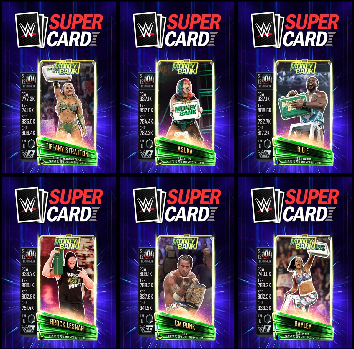 WWESCLeaks's tweet photo. Here are the upcoming MITB Flip cards #WWESupercard https://t.co/qgKRds9VLL