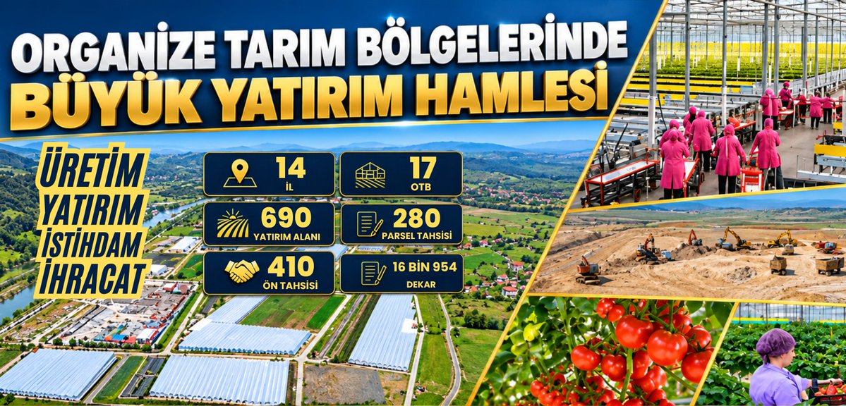 trgmresmi's tweet photo. 14 İLDE, 17 ORGANİZE TARIM BÖLGESİNDE 690 YATIRIM ALANI YATIRIMCILARLA BULUŞUYOR

Haber Detayı:👇
https://t.co/TNaeorFY37

@TCTarim https://t.co/MIiIYKF1e2
