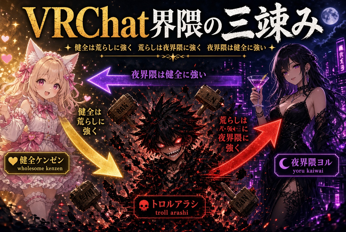 NePhil_VRC's tweet photo. 最近荒らしさんのことよく聞くけど、
VRChatってこんな感じだと思ってる。 https://t.co/vWj7RjVBKF