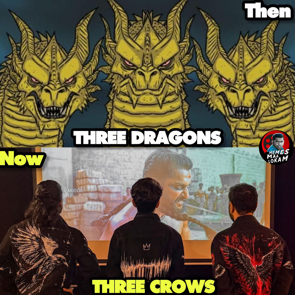 Nb4Ea's tweet photo. ThreeCrows 🔥🙌
#jadalzamana #Theparadise #Nani #anirudhravichander #Sikanthodela #Threedragons #Threecrows
Follow @Nb4Ea 👈 https://t.co/V744DZ7tb7