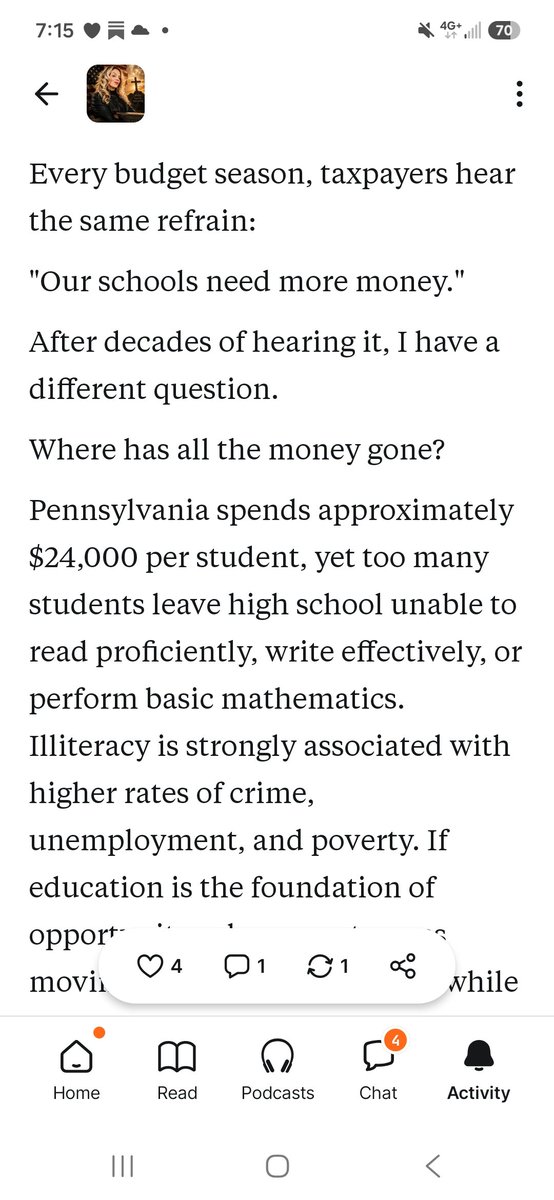 hoopes_leah's tweet photo. https://t.co/zpz5n9itFV

Oh look Shapiro catering to Teacher's Unions..Just what the taxpayer needs, more taxes to make up for pension funds..Why? Because it's in crisis. See my article above that covers Pennsylvania's Public School Employees' Retirement System (PSERS) carries an estimated $41 billion in unfunded pension liabilities.