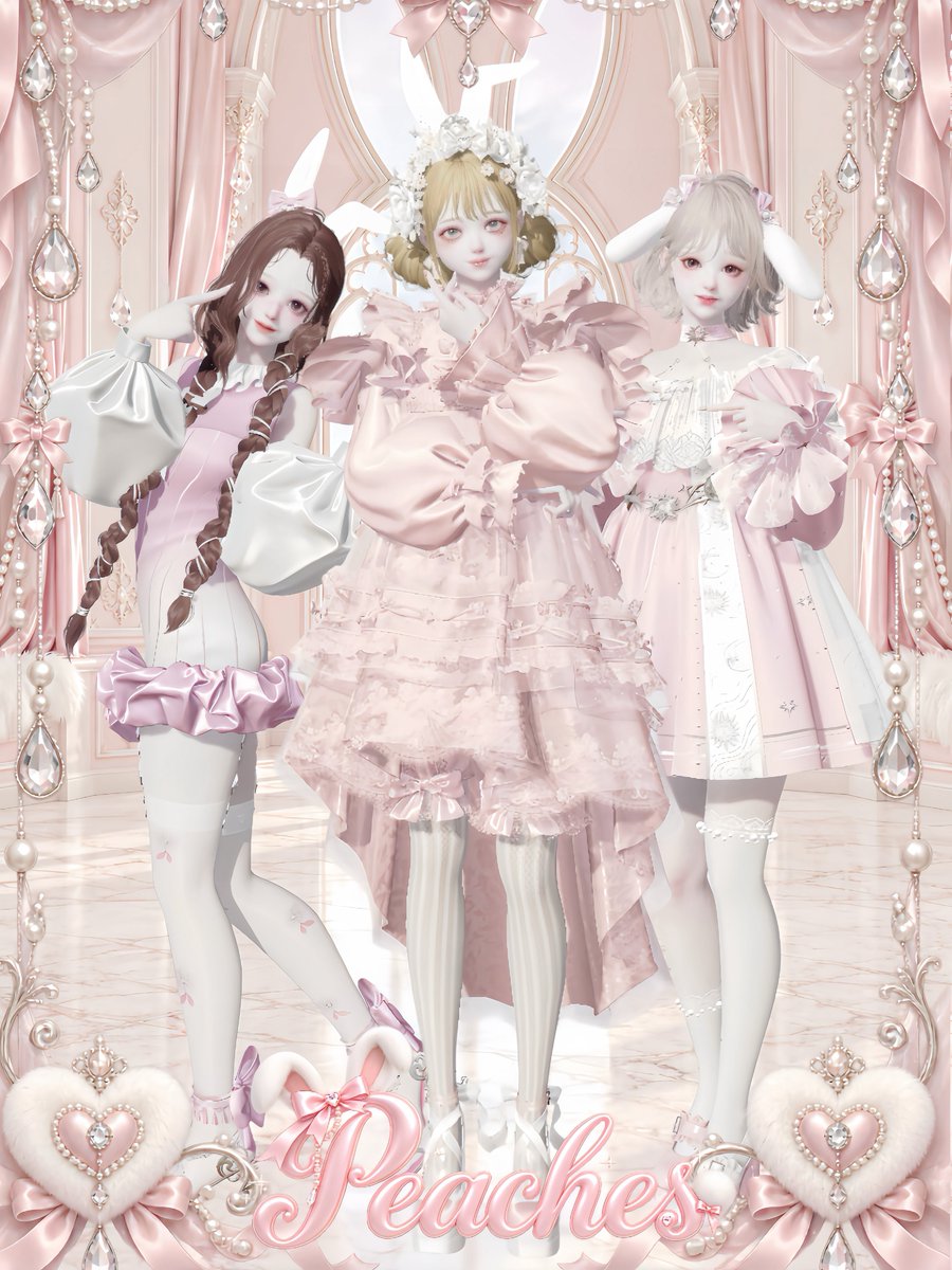 p_ach_kira's tweet photo. ⋈・。・。⋈・。・。⋈・。・。⋈

𓊆  P e a c h e s 🎀 𓊇

Peaches bunny 🐇💕

月見🌕の季節⋈∗︎*ﾟ

あなたのうさぎコーデも
よかったら見せてね♡

⚠︎ AI背景使用してます ⚠︎

🎀

#ももちゃんずの記録 
#キラパラ #きらめきパラダイス 

⋈・。・。⋈・。・。⋈・。・。⋈ https://t.co/eYFvWdY1TQ