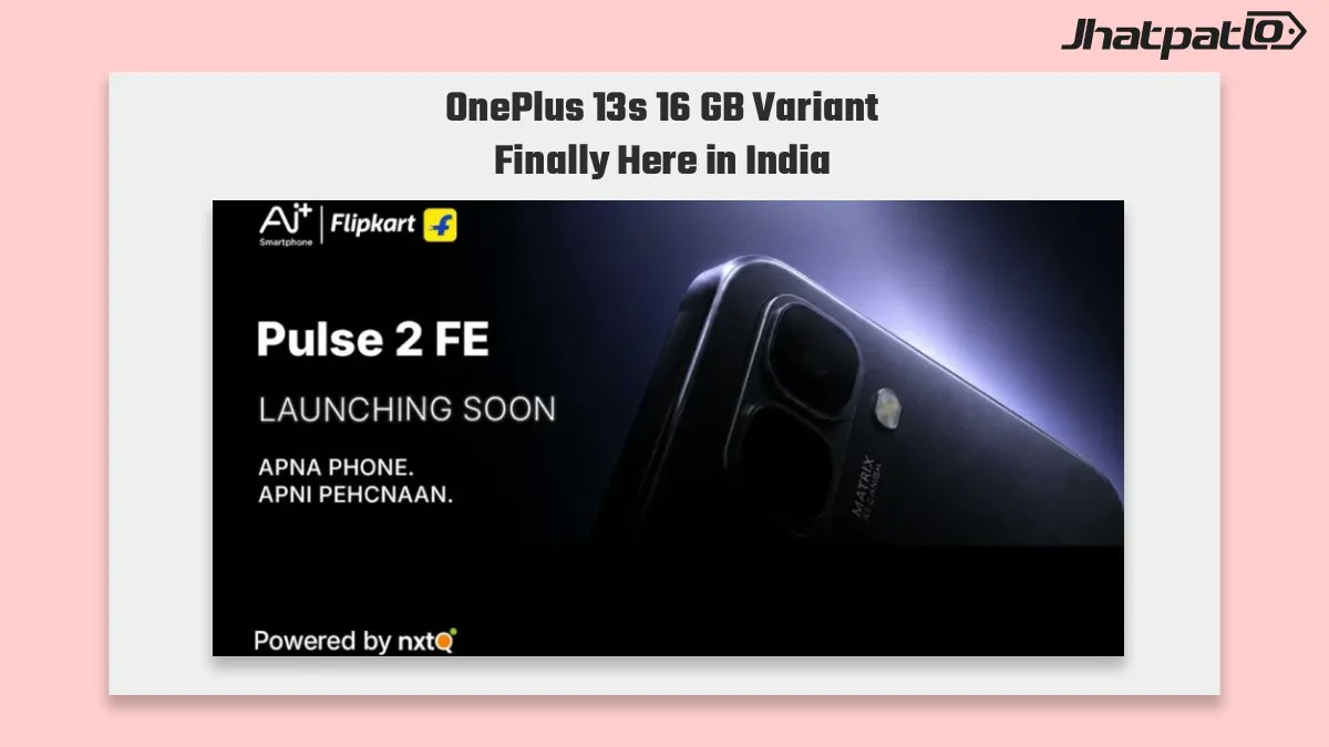 jhatpatlo's tweet photo. Flipkart just teased the Ai+ Pulse 2 FE. 👀 

The new phone is showing off a redesigned dual-camera setup ahead of launch.

New look, new AI tricks—or just another budget phone refresh? What do you think?

https://t.co/4FUkItRJCK

#AIPlus #Smartphones #jhatpatlo #TechNews https://t.co/J2D3b2qeJl