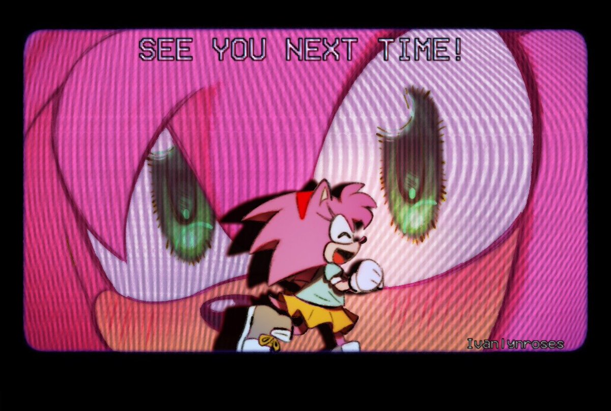 Ivalynroses's tweet photo. "I've been here for a while...." 🩷 #sonicthehedgehog #sth #AmyRose https://t.co/jBMZyfvSJN