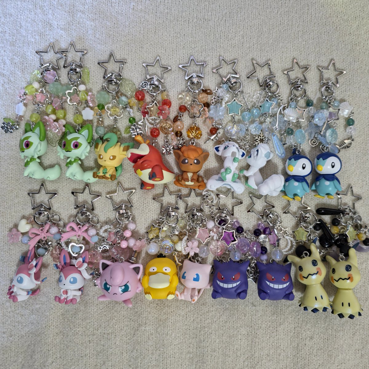 DudaWammes's tweet photo. Chaveirinhos pokémon que saíram por aqui 💫 https://t.co/wGflavIQSe