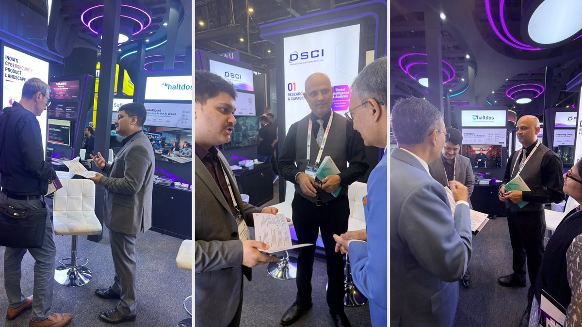 haltdos's tweet photo. Day 2 at GISEC Global 2026 is in full swing! 
Team #Haltdos is having insightful conversations with industry leaders on securing and modernizing digital ecosystems with our patented #cybersecurity solutions. If you're attending #GISEC2026, come say hello!📍Stall E-110, Hall 6 https://t.co/6yhE1QqQFp