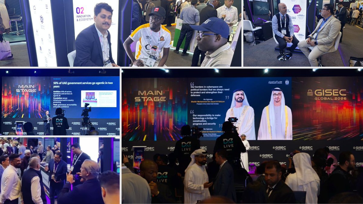 haltdos's tweet photo. Day 2 at GISEC Global 2026 is in full swing! 
Team #Haltdos is having insightful conversations with industry leaders on securing and modernizing digital ecosystems with our patented #cybersecurity solutions. If you're attending #GISEC2026, come say hello!📍Stall E-110, Hall 6 https://t.co/6yhE1QqQFp