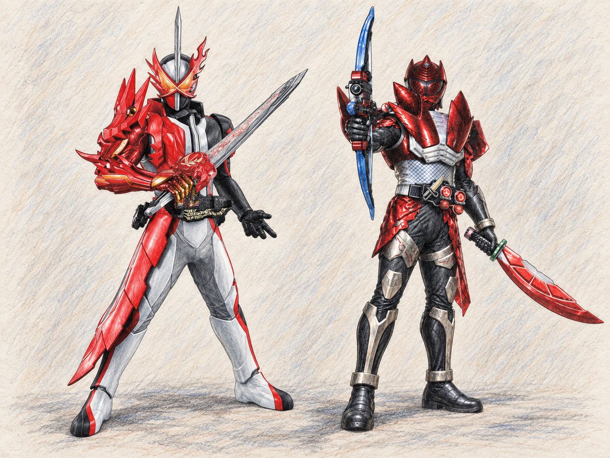 XENO_SuperGamer's tweet photo. @R_raida0321 セイバーとセイヴァー https://t.co/yt2VJ0kFAQ
