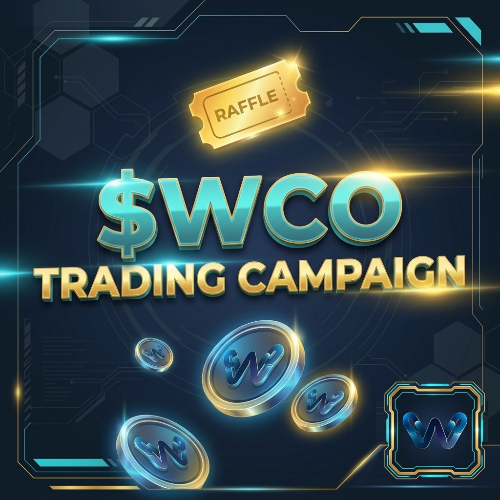 WChainWCO's tweet photo. 📢 Countdown to our $WCO Updates AMA! 🏆

Pre-AMA Trading Bonanza is now LIVE!

🗓️ Sept 18 – Sept 30 (10:00 UTC)
📍 Live AMA &amp; Draw: Sept 30 @ 13:00 UTC

👉 View event details, eligibility &amp; submit proof:
https://t.co/IqHoraaN87

⚠️ T&amp;Cs apply. 18+ only. Not financial advice. https://t.co/Kk8jCgwudP
