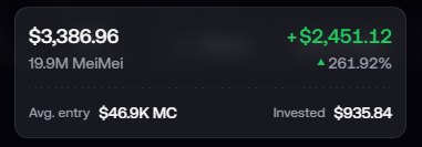 WormBrainDev's tweet photo. The worm is up another $2,450 in a single trade https://t.co/CvMYSc6NFv