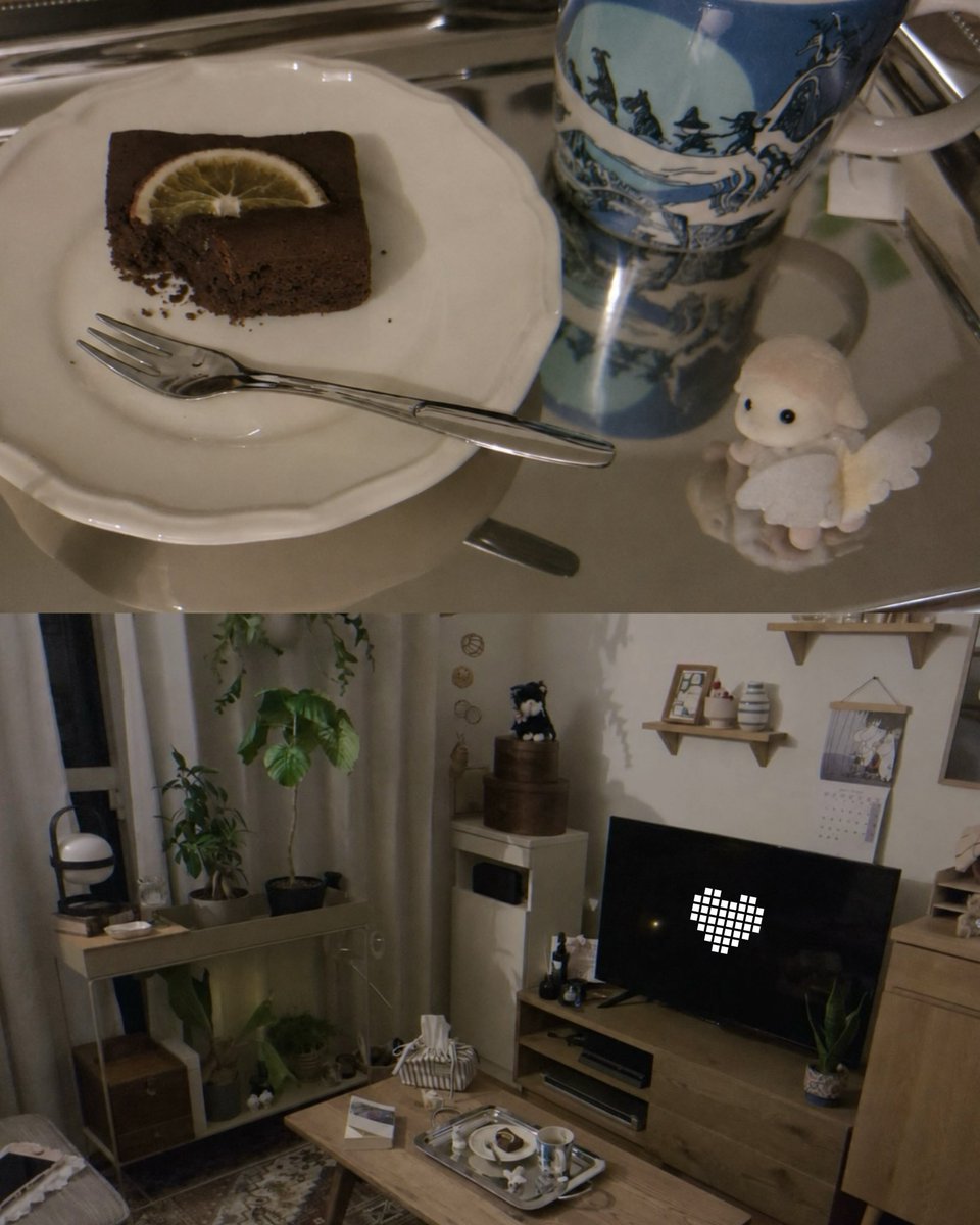 fypeony's tweet photo. アンティーク店で衝動買いした謎のミニポット、夜のブラウニー https://t.co/a1Cup7qAni