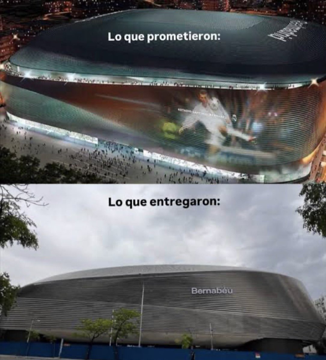 jotajordi13's tweet photo. Yo quiero un presidente q mientras construye el mejor estadio del mundo se moje, se moje como cualquier socio, como un culé más. Florentino tendría un palco reservado solo para él.

No quiero un presidente q haya duplicado un presupuesto simplemente para “remodelar” un estadio q no tiene nada q ver con lo q se prometió y donde no tiene permisos para realizar lo q tb se prometió.

Pero el relato a alguno lo tiene despistado😉🤦🏼‍♂️