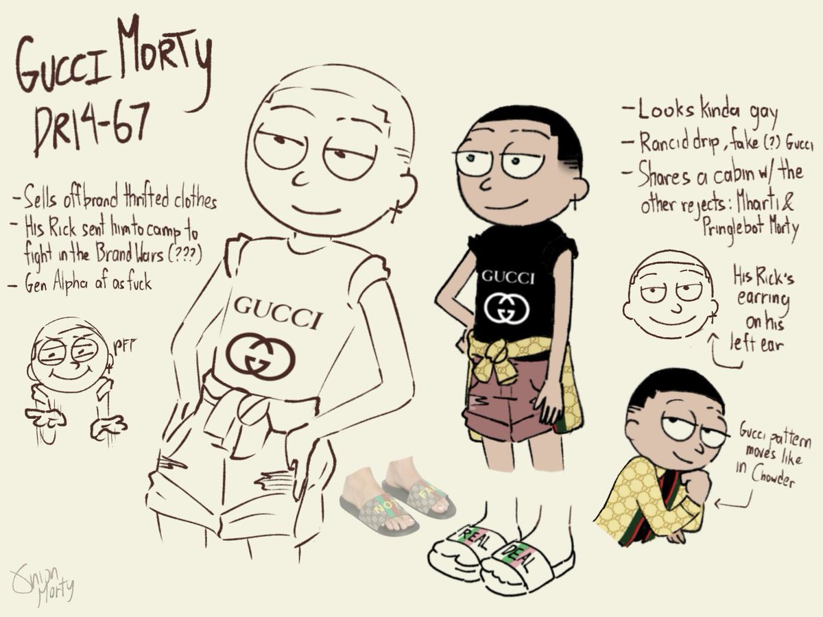 OnionMorty's tweet photo. #mortysummercamp #guccimorty

A new player has entered the ring
Come and buy his wares https://t.co/DDdxPA48LY