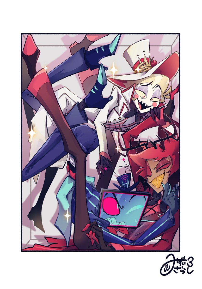 mizuiro_zarasi's tweet photo. 箱詰めのパパ達
#HazbinHotel https://t.co/DzvDVq6rog