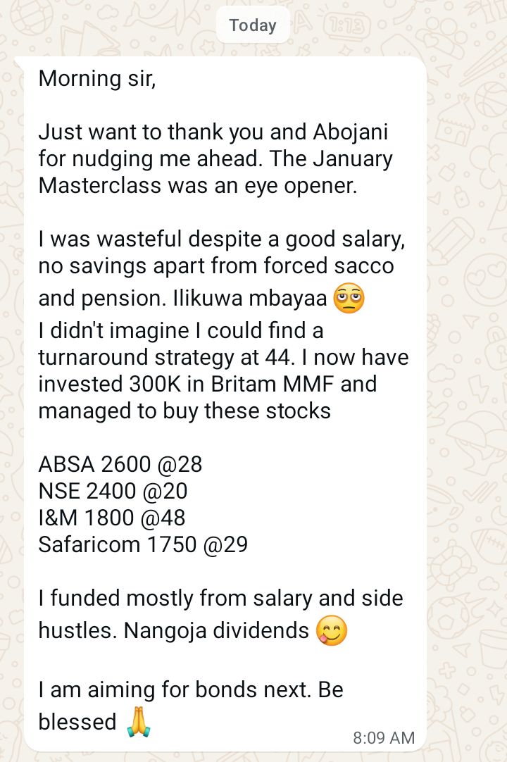 TheAbojani's tweet photo. “Money is one form of power, but what is more powerful is financial education. Money comes, and money goes, but if you have the education about how money works (financial education), you gain power over it and can begin building wealth.” ~ Robert Kiyosaki

#AbojaniMasterclass #testimonial