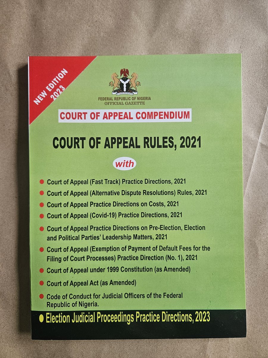 LegalNaija's tweet photo. Hiiii

For lawyers and law firms looking to represent their clients exceptionally and grow their practice here are some books and statutes we have on our website that you should check out. 

Order directly from the website and have the books delivered to you speedily. 

All on https://t.co/XaubrMabyB