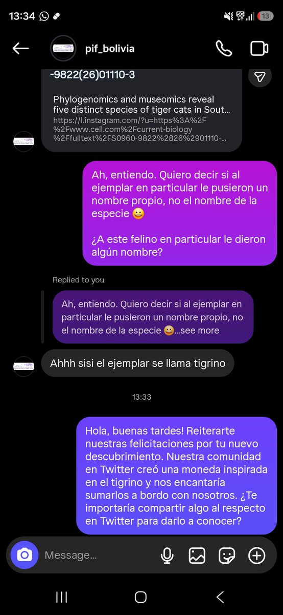 eltoronchain's tweet photo. We are getting the team on board. These are messages from yesterday , i was the first to launch Tigrino https://t.co/Pz5bO5meSg