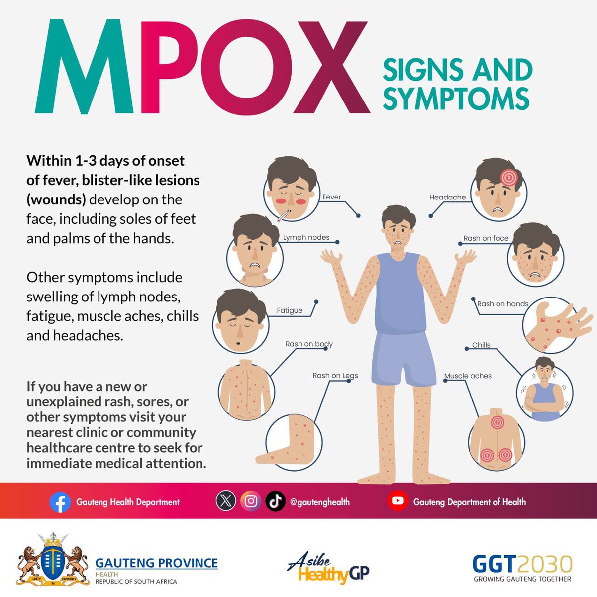 tumisole's tweet photo. #CountryDuty

The Department of Health has urged South Africans to exercise caution following a reported increase in #Mpox cases. 

An increase has been reported in Cape Town. https://t.co/yrQH5NT7T8