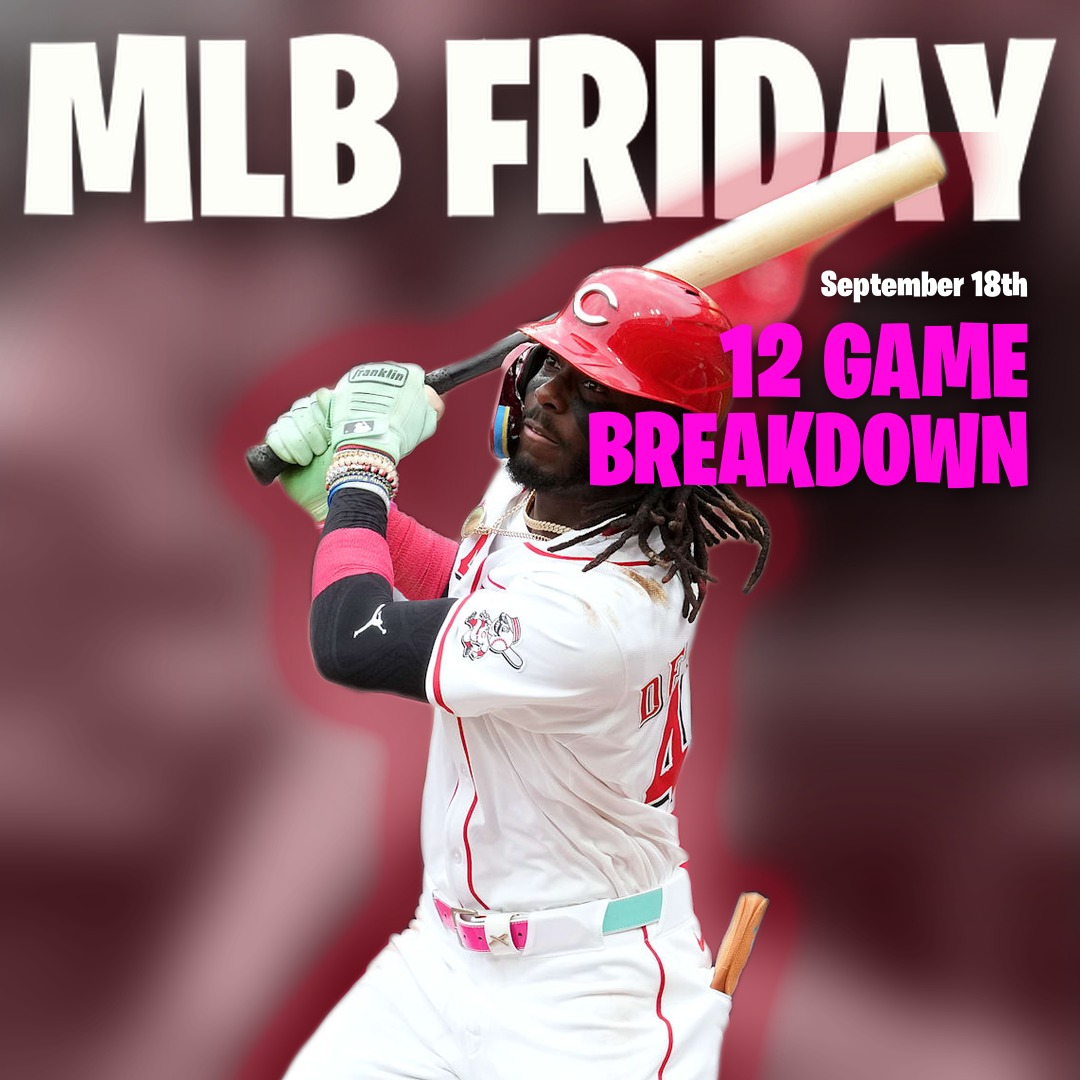 PickplugYT's tweet photo. MLB Friday FULL Slate Breakdown π
We ran all 15 games on September 18th's MLB slate through the model β here are the 12 that start first.
Everything you need to know before first pitch ππ
#MLB #MLBPicks #MLBPicksToday #BestMLBPicksToday
π https://t.co/OmuOV5eU2K