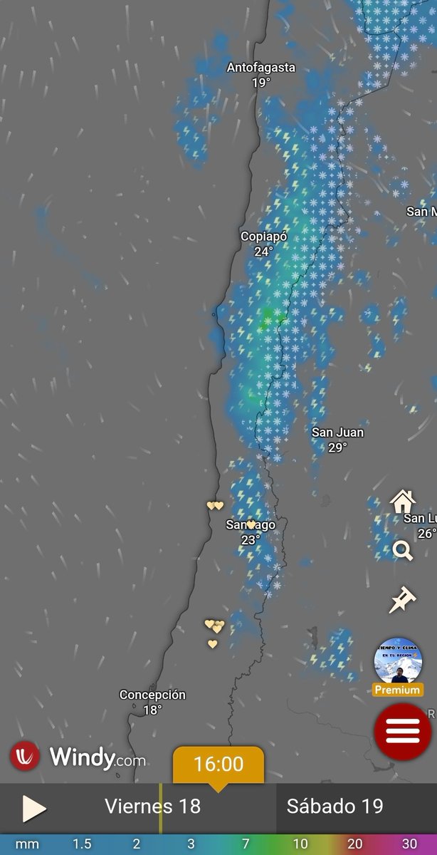 EdoWeatherman's tweet photo. Reporte matinal.

A esta hora se registrsan ⛈️ en sectores de la región de Atacama. Esto es solo el inicio porque esta tarde se espera un festival de tormentas eléctricas en diversos sectores del norte chico y la zona central.

Comenta situación actual de tu sector. https://t.co/oPHeVJuEQg
