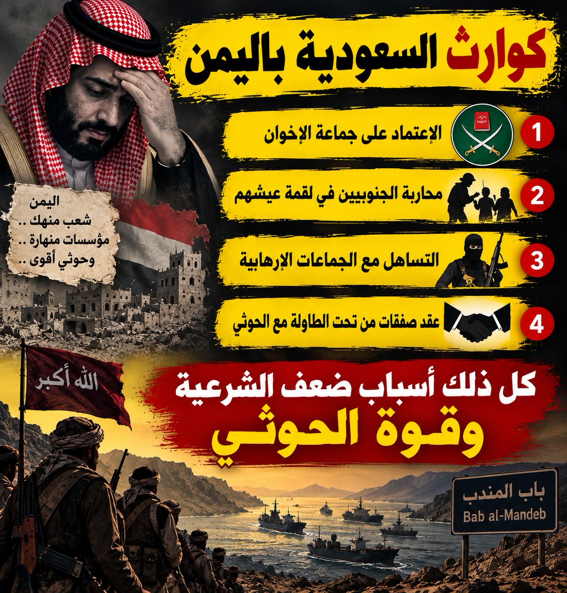 LAlymany2078's tweet photo. لا يمكن اختزال ما جرى في حضرموت بشعار التهدئة.  
التغييرات طالت الجيش والأمن والإدارة والإعلام.  
هذا عمق لا يناسب وصف «خفض التصعيد» فقط.  
#السعوديه_تدفع_ثمن_غدرها  
#السعوديه  
#اليمن https://t.co/elIq2koNR5