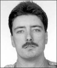 Daytobehappy's tweet photo. I have undertaken this project to put a face to 9/11 by posting a photo of everyone killed that day. If after everything that happened you can vote for the ideology that brought it about it's as if you are killing them yourself! Pictured below was 37 year old firefighter Matthew Barnes who was killed in the North Tower. The previous year the FDNY bestowed upon him the Honor Legion medal when he saved two 6 week old twins from a 9th floor apartment on an extension ladder that he tied himself to that was swaying in the wind. After 9/11 they were able to identify his remains and he left behind a wife and three children. To forget even a single one of these people is a blasphemy!