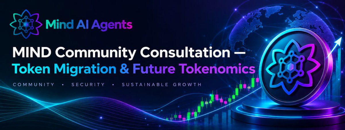 morpheuslabs_io's tweet photo. 📣 $MIND Community Consultation: Token Migration & Future Tokenomics

The $MIND ecosystem is entering an important new chapter as we move toward the Crypto Related AI platform and AI Agent ecosystem.

Following the community-approved $MIND → MORPHX Migration, Rebranding, Security Audit & Supply Optimization proposal, we’re inviting the community to share feedback on key implementation decisions.

🗓️ Consultation Period:
18 September - 18 October
Your input will help shape discussions around:

• 🔄 Migration timing & process
• 🏦 Legacy exchange-associated balances
• 🔒 Permanent supply & minting permissions
• 🔥 Buyback & Burn framework
• 🤖 Token utility across AI agents and the ecosystem
• 🪙 Final token identity & rebranding considerations

📝 Share your feedback:
https://t.co/YHCcS4dJw0

Your voice matters. Help shape the next chapter of the MIND → MORPHX ecosystem.

#MIND #MORPHX #AI #AIAgents #Tokenomics #DAO #Crypto