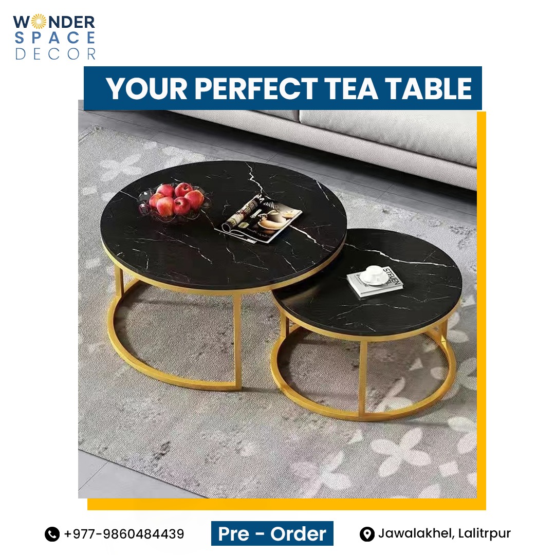 RoseliaKilzd's tweet photo. Elevate your home with our exquisite new tea table. Its elegant design transforms every tea time into a luxurious retreat. Shop now to refresh your home or office ambiance at Wonder Space Decor, Bhanimandal, Lalitpur. Call +977-9869045979 or https://t.co/KqwFda6S6h