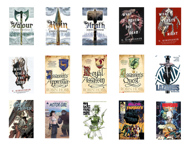 optirizz_prime0's tweet photo. books and comics i absolutely HAVE to complete before the year ends 
- @mandibookclub's reads
- my 12 for 12 on league of comic geeks
- every series im currently in the middle of (try to anyway)
- my other cr's and paused books https://t.co/hp5SXuoIdy