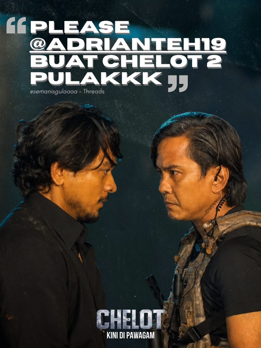 GSCinemas's tweet photo. ESOKKAN CUTI! 🔥🔥🔥

CHELOT masih menggegarkan pawagam dengan aksi yang padu! 💥🎬

Ajak geng, ajak family dan jom rasai sendiri kemeriahan CHELOT di pawagam GSC! 

🎟️ Cepat dapatkan tiket sekarang!

#CHELOT #No1Malaysia #FilemChelot #SapotLokal https://t.co/Juk4WjJnW0