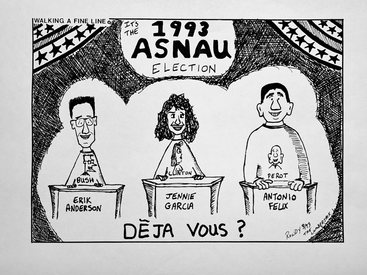 FetchReynolds's tweet photo. #RowdyWalkerCartoons #editorialcartoons #editorialcartoonist #vintagecartoons #williamsgrandcanyonnews #naulumberjack #dialzero https://t.co/YLoY74qQks