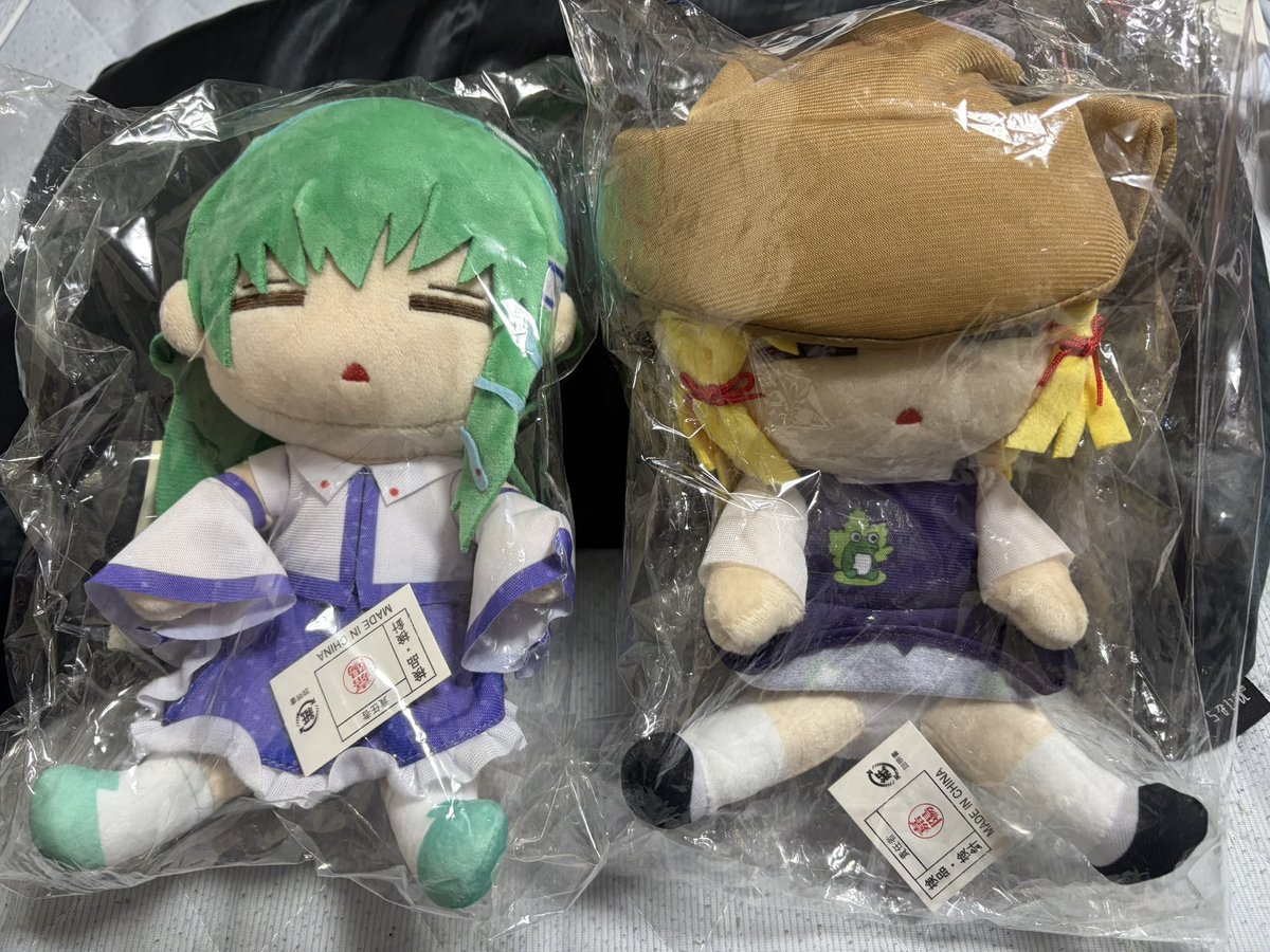 syota2525_'s tweet photo. すわさなぬいぐるみGET
あとは神奈子のだるぐるみ待ち😑 https://t.co/D1ArAXr4WW