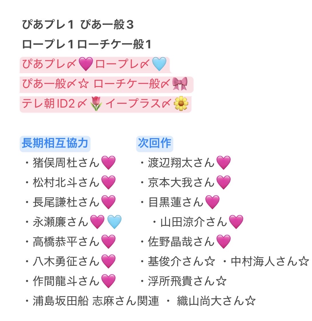 ms___17__'s tweet photo. 舞台挨拶 相互協力してくださる方探しております

【求】映画 お /姉 /ちゃん /の /翠 /くん
        ぴあプレ・ロープレor一般 作品通し
ロープレ空き多数あり

【譲】画像以外

お心あたりのある方はdmまでお願いいたします。 

#チケット相互協力 #相互協力 #チケット協力 #相互協力 #舞台挨拶協力 https://t.co/RY42vnOltd