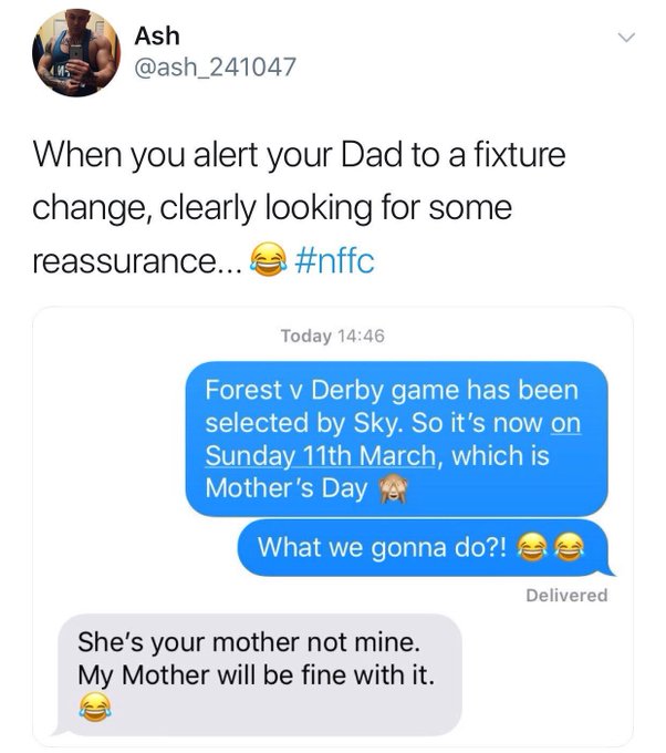 ExtremeFootbal4's tweet photo. Textbook dad reaction. 😂 https://t.co/dpyOtFdBcI