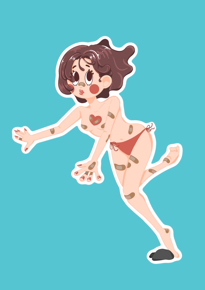 sara_UDON06's tweet photo. 転んで傷ついて痛くても、絆創膏を貼ってまた走る。
 #絵柄が好みって人にフォローされたいㅤㅤ https://t.co/Nf3diZHvH6
