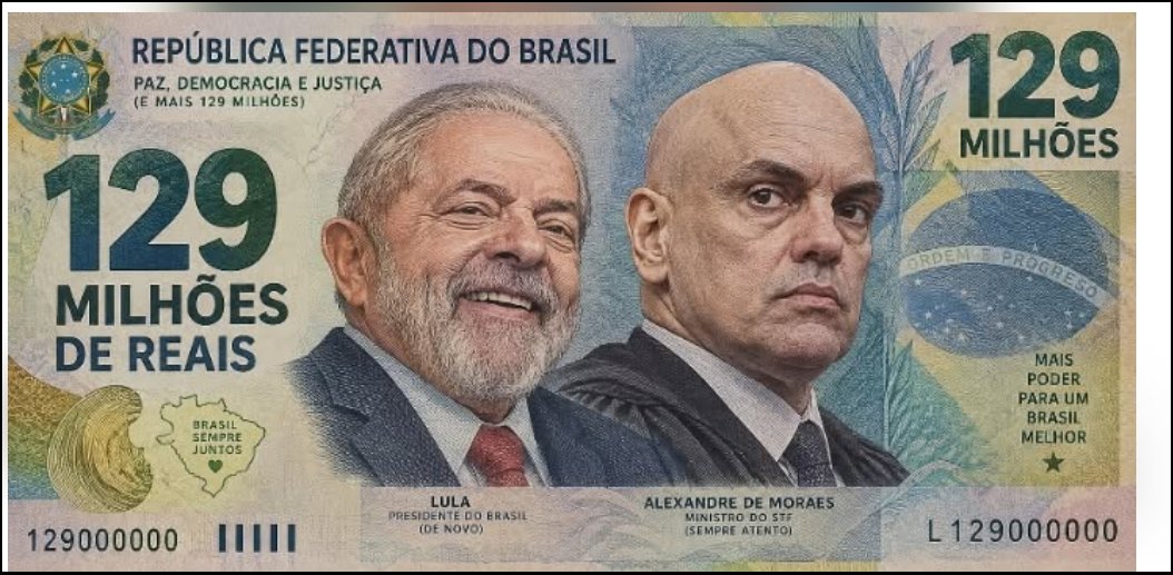 ClaudioDSouza2's tweet photo. Nova cédula bostileira. https://t.co/8bmOSc8y9x