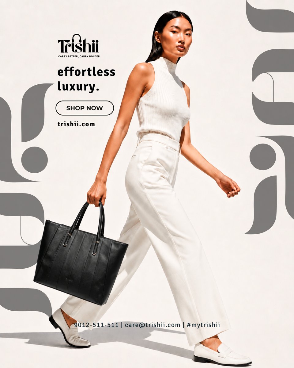 Mytrishii's tweet photo. Roomy, stylish and made for everyday movement—meet the black tote that carries it all.
Shop the tote today.

 +91 90125 11511  https://t.co/fQAOTMWnGR
[Trishii, Black Tote, Tote Bag For Women, Everyday Tote, Luxury Accessories]
#trishii #blacktote #totebagforwomen #everydaytote https://t.co/NkfDosvKBD