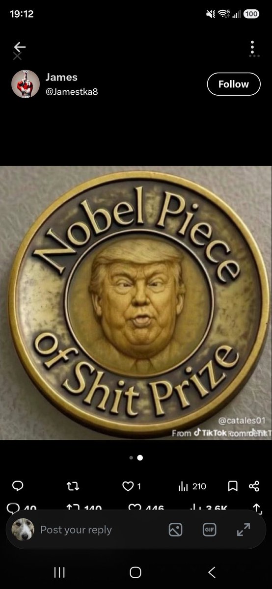gouletmr20's tweet photo. @NickAdamsinUSA Your so called commander and chief doknow what he's doing , he lies ti make himself look intelligent just like the rest of that administration. He's more concerned on having his name on everything. https://t.co/m6UBu74TJn