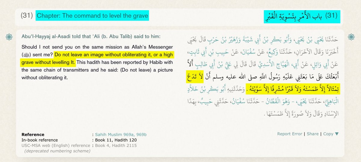 ibmsulaymani's tweet photo. The Wahhābīs were 100% right in demolishing the shrines built upon the graves of the righteous, especially in Makkah and Madīnah.

This is Islām. If you don’t like it, go back to Twelver Shīʾīsm. https://t.co/q9Mp5odxUS