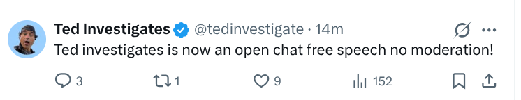 GuacAndRollz's tweet photo. 🚨 TED INVESTIGATES BREAKING NEWS: The mods are officially gone. Please observe a moment of silence while the chat figures out who’s supposed to tell everyone how to behave. 😂 https://t.co/6QvINUG0zo