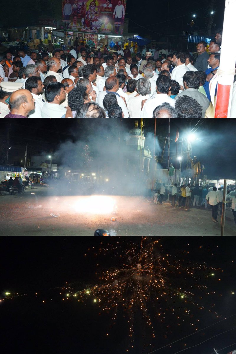 SambaYeluri's tweet photo. పర్చూరు రైతన్నల కల సాకారం.. గుంటూరు ఛానల్‌ విస్తరణకు గెజిట్‌! 🌾

దశాబ్దాలుగా పర్చూరు రైతన్నలు ఎదురుచూస్తున్న గుంటూరు ఛానల్‌ విస్తరణకు భూసేకరణ ప్రక్రియ అధికారికంగా ప్రారంభమైంది.

ముఖ్యమంత్రి శ్రీ నారా చంద్రబాబు నాయుడు గారి సహకారంతో ప్రభుత్వం గెజిట్‌ నోటిఫికేషన్‌ విడుదల చేయడం ఎంతో సంతోషంగా ఉంది.

📌 ఇనగల్లు, ఏదుబాడు, గర్నెపూడి గ్రామాల పరిధిలో 49.53 ఎకరాల భూసేకరణకు నోటిఫికేషన్‌
📌 గుంటూరు ఛానల్‌ విస్తరణతో పాటు 4 లిఫ్ట్‌ స్కీంలు, డిస్ట్రిబ్యూటరీ వ్యవస్థ
📌 రైతులకు సాగునీరు.. ప్రజలకు తాగునీరు.. ప్రాంత అభివృద్ధికి కొత్త అవకాశాలు

రైతులకు ఇచ్చిన మాట ప్రకారం పది రోజుల్లోనే గెజిట్‌ వచ్చేలా అధికారులతో నిరంతరం సమన్వయం చేస్తూ కృషి చేశాను. ఈ రోజు ఆ హామీ నెరవేరడం ఎంతో ఆనందంగా ఉంది.

గెజిట్‌ విడుదలైన సందర్భంగా పర్చూరు బొమ్మల సెంటర్‌లో రైతులు, ప్రజలు టపాసులు కాల్చి, స్వీట్లు పంచుకుని సంబరాలు చేసుకోవడం.. వారి ఆనందాన్ని కళ్లారా చూడటం మరువలేని అనుభూతి. ❤️

గతంలో నిలిచిపోయిన గుంటూరు ఛానల్‌ విస్తరణ పనులకు కూటమి ప్రభుత్వం తిరిగి జీవం పోసింది. రైతన్నకు అండగా నిలిచే ప్రభుత్వం ఇది.

ఈ కీలక నిర్ణయానికి సహకరించిన ముఖ్యమంత్రి శ్రీ నారా చంద్రబాబు నాయుడు గారికి, ఉప ముఖ్యమంత్రి శ్రీ పవన్ కళ్యాణ్ గారికి, మంత్రి శ్రీ నారా లోకేష్ గారికి, జలవనరుల శాఖ మంత్రి శ్రీ నిమ్మల రామానాయుడు గారికి, రెవెన్యూ మంత్రి శ్రీ అనగాని సత్యప్రసాద్ గారికి, కేంద్ర మంత్రి శ్రీ పెమ్మసాని చంద్రశేఖర్ గారికి, అధికారులకు నా హృదయపూర్వక ధన్యవాదాలు.

గుంటూరు ఛానల్‌ విస్తరణ పూర్తి చేసి పర్చూరు రైతన్నల పొలాలకు సాగునీరు అందించే వరకు మన ప్రయత్నం కొనసాగుతుంది.

🌾 రైతు సంక్షేమమే లక్ష్యం.. పర్చూరు అభివృద్ధే ధ్యేయం!

#YeluriSambasivaRao #MLAParchur #GunturChannel #Parchur #Farmers #TeamYeluri #TDP #ChandrababuNaidu #NaraLokesh