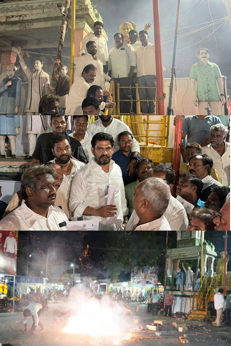 SambaYeluri's tweet photo. పర్చూరు రైతన్నల కల సాకారం.. గుంటూరు ఛానల్‌ విస్తరణకు గెజిట్‌! 🌾

దశాబ్దాలుగా పర్చూరు రైతన్నలు ఎదురుచూస్తున్న గుంటూరు ఛానల్‌ విస్తరణకు భూసేకరణ ప్రక్రియ అధికారికంగా ప్రారంభమైంది.

ముఖ్యమంత్రి శ్రీ నారా చంద్రబాబు నాయుడు గారి సహకారంతో ప్రభుత్వం గెజిట్‌ నోటిఫికేషన్‌ విడుదల చేయడం ఎంతో సంతోషంగా ఉంది.

📌 ఇనగల్లు, ఏదుబాడు, గర్నెపూడి గ్రామాల పరిధిలో 49.53 ఎకరాల భూసేకరణకు నోటిఫికేషన్‌
📌 గుంటూరు ఛానల్‌ విస్తరణతో పాటు 4 లిఫ్ట్‌ స్కీంలు, డిస్ట్రిబ్యూటరీ వ్యవస్థ
📌 రైతులకు సాగునీరు.. ప్రజలకు తాగునీరు.. ప్రాంత అభివృద్ధికి కొత్త అవకాశాలు

రైతులకు ఇచ్చిన మాట ప్రకారం పది రోజుల్లోనే గెజిట్‌ వచ్చేలా అధికారులతో నిరంతరం సమన్వయం చేస్తూ కృషి చేశాను. ఈ రోజు ఆ హామీ నెరవేరడం ఎంతో ఆనందంగా ఉంది.

గెజిట్‌ విడుదలైన సందర్భంగా పర్చూరు బొమ్మల సెంటర్‌లో రైతులు, ప్రజలు టపాసులు కాల్చి, స్వీట్లు పంచుకుని సంబరాలు చేసుకోవడం.. వారి ఆనందాన్ని కళ్లారా చూడటం మరువలేని అనుభూతి. ❤️

గతంలో నిలిచిపోయిన గుంటూరు ఛానల్‌ విస్తరణ పనులకు కూటమి ప్రభుత్వం తిరిగి జీవం పోసింది. రైతన్నకు అండగా నిలిచే ప్రభుత్వం ఇది.

ఈ కీలక నిర్ణయానికి సహకరించిన ముఖ్యమంత్రి శ్రీ నారా చంద్రబాబు నాయుడు గారికి, ఉప ముఖ్యమంత్రి శ్రీ పవన్ కళ్యాణ్ గారికి, మంత్రి శ్రీ నారా లోకేష్ గారికి, జలవనరుల శాఖ మంత్రి శ్రీ నిమ్మల రామానాయుడు గారికి, రెవెన్యూ మంత్రి శ్రీ అనగాని సత్యప్రసాద్ గారికి, కేంద్ర మంత్రి శ్రీ పెమ్మసాని చంద్రశేఖర్ గారికి, అధికారులకు నా హృదయపూర్వక ధన్యవాదాలు.

గుంటూరు ఛానల్‌ విస్తరణ పూర్తి చేసి పర్చూరు రైతన్నల పొలాలకు సాగునీరు అందించే వరకు మన ప్రయత్నం కొనసాగుతుంది.

🌾 రైతు సంక్షేమమే లక్ష్యం.. పర్చూరు అభివృద్ధే ధ్యేయం!

#YeluriSambasivaRao #MLAParchur #GunturChannel #Parchur #Farmers #TeamYeluri #TDP #ChandrababuNaidu #NaraLokesh