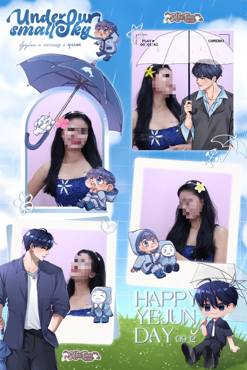 kentzotanvan's tweet photo. Photo with my husband #NamYejun @plave_official 💙💙💙💙💙💙💙💙💙💙
#OUR_ETERNAL_VOW #NAM_VOYAGE by @d3arpllis

#SamudraUntukYejun By @plliveu @befourjune 
ilustrasi oleh @icerimonade @iceunho

#UnderOurSmallSky By : @dyejlaa x @meipeta x @saesanggi_ https://t.co/CQIerkN5S4